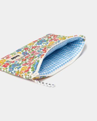 Купить Косметичка плоская принт flower lover средняя m Boja