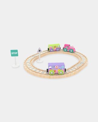 Купить Игровой набор поезд принцессы с кольцевой ж/д HAPE