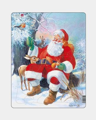 Купить Санта с животными LARSEN