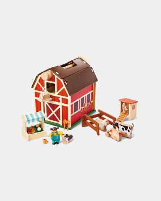 Купить Игровой набор "маленький домик" веселая ферма HAPE