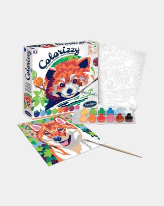 Купить Раскраска по цифрам красная панда и сиба ину SENTOSPHERE