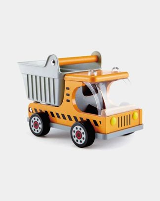 Купить Деревянная машинка-грузовик самосвал на стройке HAPE