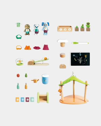 Купить Игровой набор мини-дом лесная школа HAPE