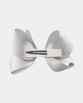 Купить Заколка-зажим "boutique bow", средняя,  белая MILLEDEUX