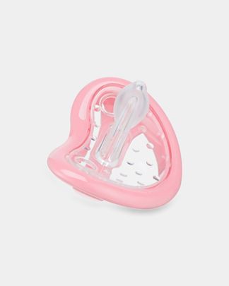 Купить Cоска-пустышка розовая размер 0 в контейнере CURAPROX