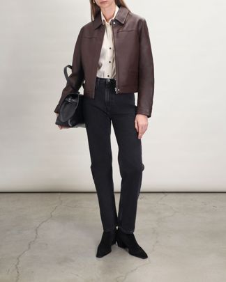 Купить Куртка кожаная LOULOU DE SAISON